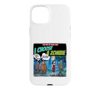 Custodia per iPhone 15 Plus Scelgo uno zombie Funny Novelty Man or Bear