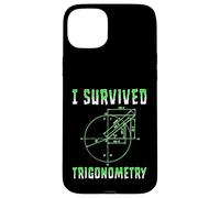 Custodia per iPhone 15 Plus Scuola di matematica di trigonometria divertente sono sopravvissuto