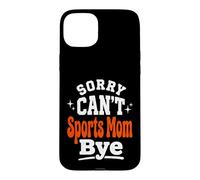 Custodia per iPhone 15 Plus Scusa, non posso fare sport, mamma ciao - Baseball