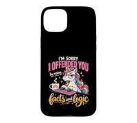 Custodia per iPhone 15 Plus Scusa se ti ho offeso usando fatti e logica scherzo sarcastico