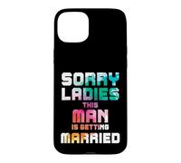 Custodia per iPhone 15 Plus Scusate signore, quest'uomo si sposa