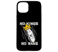 Custodia per iPhone 15 Plus Segno di protesta No Kings No Wars