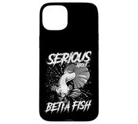 Custodia per iPhone 15 Plus Serio riguardo al custode di pesci d'acquario Betta Fish
