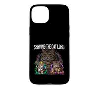 Custodia per iPhone 15 Plus Serving The Cat Lord Funny Feline Royal Master Design