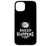 Custodia per iPhone 15 Plus Sheep Happens - Pastori e pastori di pecore