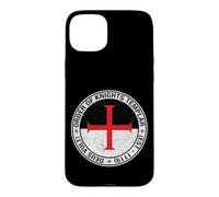 Custodia per iPhone 15 Plus Sigillo della bandiera dell'Ordine dei Templari