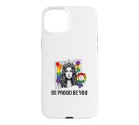 Custodia per iPhone 15 Plus Sii orgoglioso e sii arcobaleno LGBTQ Pride Femminista
