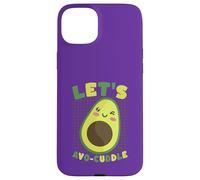 Custodia per iPhone 15 Plus Simpatico gioco di parole Let's Avocado Cuddle