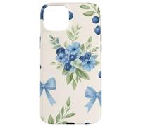 Custodia per iPhone 15 Plus Simpatico mirtillo pastello archi Coquette modello estetico