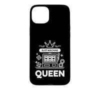 Custodia per iPhone 15 Plus Slot machine Queen Casino Gambler Jackpot