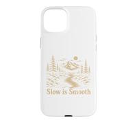 Custodia per iPhone 15 Plus Slow Is Smooth Escursioni in montagna Foresta Laghi Natura