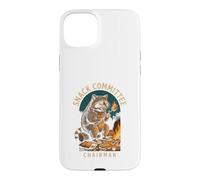 Custodia per iPhone 15 Plus Snack Committee Chairman, Raccoon Camping Humor