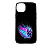 Custodia per iPhone 15 Plus Soccer Ball Dynamic Speed Light Trails