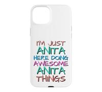 Custodia per iPhone 15 Plus Solo Anita Fare Impressionante Anita Cose Divertente