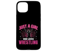 Custodia per iPhone 15 Plus Solo una ragazza che ama il wrestling, Wrestler Girl