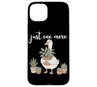 Custodia per iPhone 15 Plus Solo un'altra pianta, graziosa oca con cerniera per piante d'appartamento