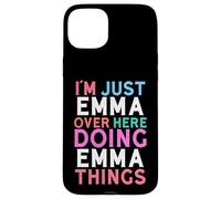 Custodia per iPhone 15 Plus Sono solo Emma qui a fare il nome di Emma Things