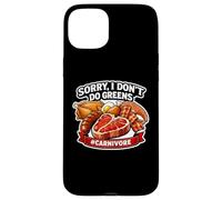 Custodia per iPhone 15 Plus Sorry I Don't Do Greens Funny Carnivore Diet Fan Mangiatore di carne