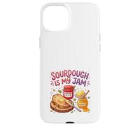 Custodia per iPhone 15 Plus Sourdough Is My Jam Funny Baking for Women Bakers Moms
