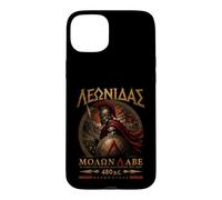 Custodia per iPhone 15 Plus Spartani Leonida re di Sparta | Antica Grecia Spartan Elmo
