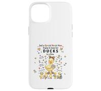 Custodia per iPhone 15 Plus Special Needs Mom Autism Caregivers Cute Mama Duck