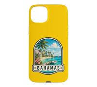 Custodia per iPhone 15 Plus Spiaggia del paradiso tropicale delle Bah