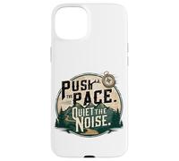 Custodia per iPhone 15 Plus Spingere il ritmo è la motivazione per l'escursionismo