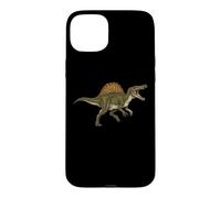 Custodia per iPhone 15 Plus Spinosauro Illustrazione Dinosauro Bambini