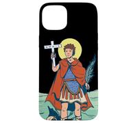 Custodia per iPhone 15 Plus St Expeditus Expedite Expedito Hodie Cattolico Saint Spartan