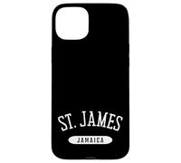 Custodia per iPhone 15 Plus St. James - Camicia stile college Saint James Giamaica