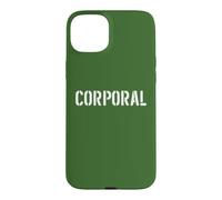Custodia per iPhone 15 Plus Stampa frontale ufficiale delle forze armate grado caporale