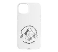 Custodia per iPhone 15 Plus Stampa fronte e retro Christian Faith Can Move Mountains