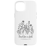 Custodia per iPhone 15 Plus stare fermi nella fede uomini cristiani donne amano Dio Gesù