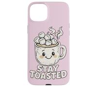Custodia per iPhone 15 Plus Stay Toasted Cute Hot Chocolate Marshmallow Tazza Cozy W