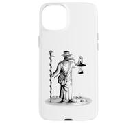Custodia per iPhone 15 Plus Steampunk Peste Pestilenza Tarocchi Vintage Horror
