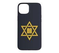 Custodia per iPhone 15 Plus Stella di David Dieci Comandamenti Israele Ebraico Magen Art