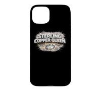 Custodia per iPhone 15 Plus Sterling Copper Queen creare gioielli con avvolgimento di