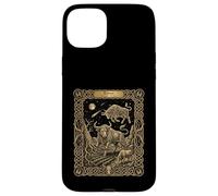 Custodia per iPhone 15 Plus Stile carta dei tarocchi dell'oroscopo dello zodiaco del Toro