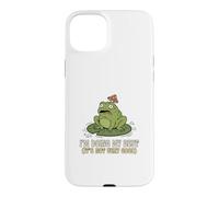 Custodia per iPhone 15 Plus Sto facendo del mio meglio, non è molto buona rana sarcastica realista