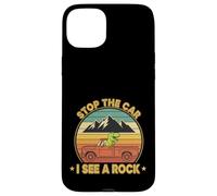 Custodia per iPhone 15 Plus Stop The Car I See A Rock Collector Geologia Divertente Geologo