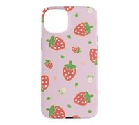 Custodia per iPhone 15 Plus Strawberry Floral Garden Cottagecore Aesthetic