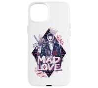 Custodia per iPhone 15 Plus Suicide Squad Harley Quinn & Joker Mad Love