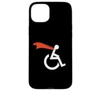 Custodia per iPhone 15 Plus Supereroe sedia a rotelle
