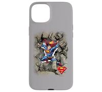 Custodia per iPhone 15 Plus Superman Break Through