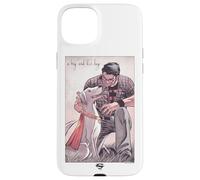 Custodia per iPhone 15 Plus Superman Man's Best Friend