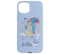 Custodia per iPhone 15 Plus Superman Rainbow Love