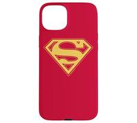 Custodia per iPhone 15 Plus Superman Red & Gold Shield