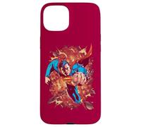Custodia per iPhone 15 Plus Superman Through Flame