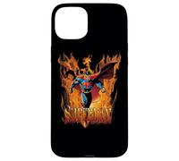 Custodia per iPhone 15 Plus Superman Through the Fire