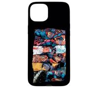 Custodia per iPhone 15 Plus Superman Torn Collage